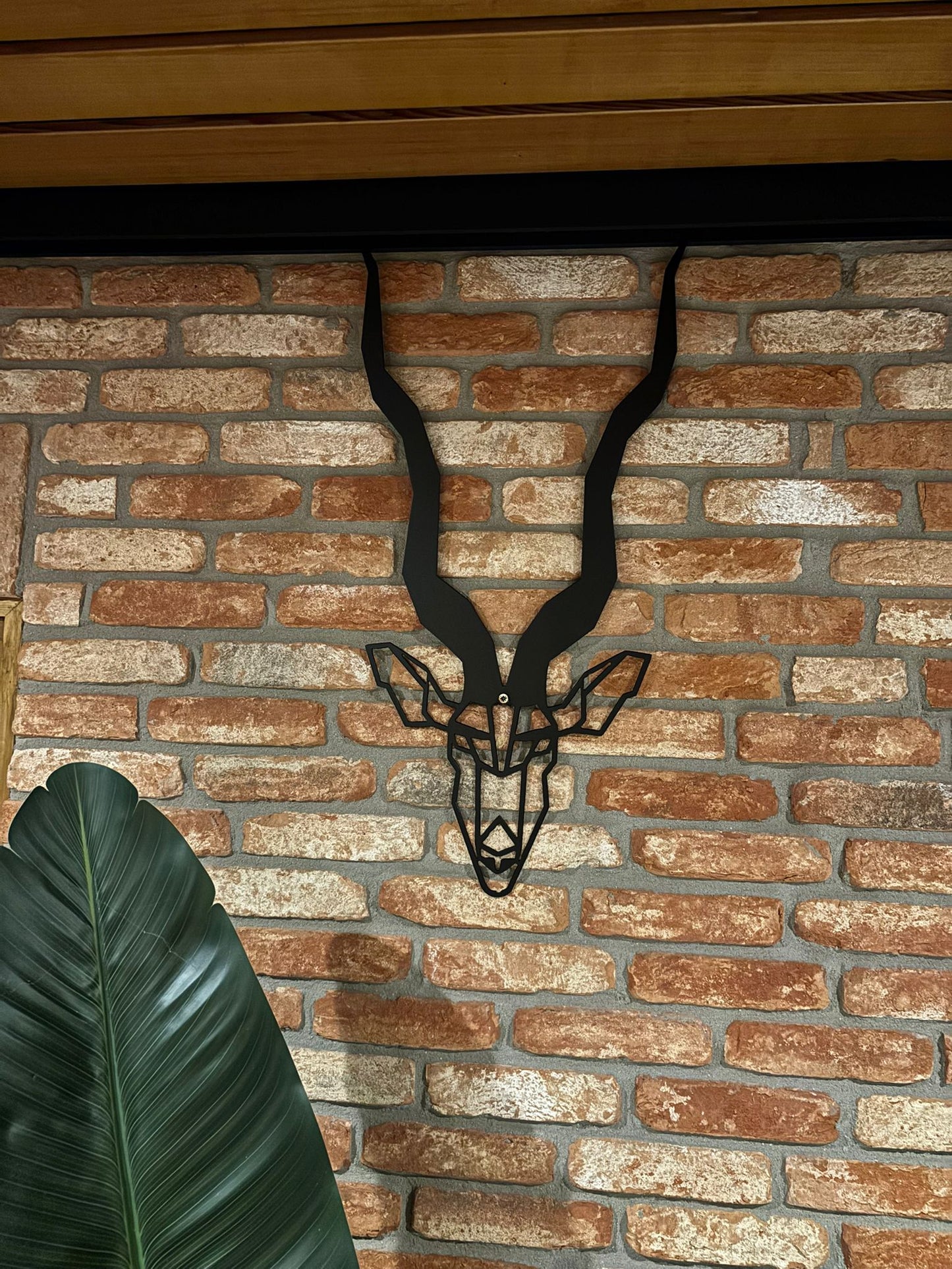 Gazelle van cortenstaal – stalen wanddecoratie