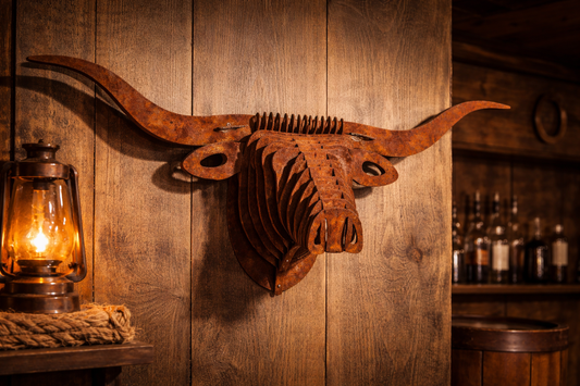 wanddecoratie voor in de mancave